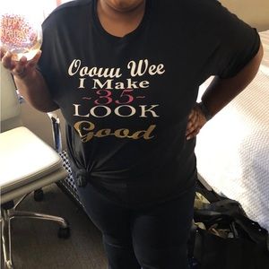 35th Birthday Tee 2x